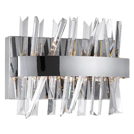 Cwi Lighting Led Wall Sconce With Chrome Finish 1086W12-601